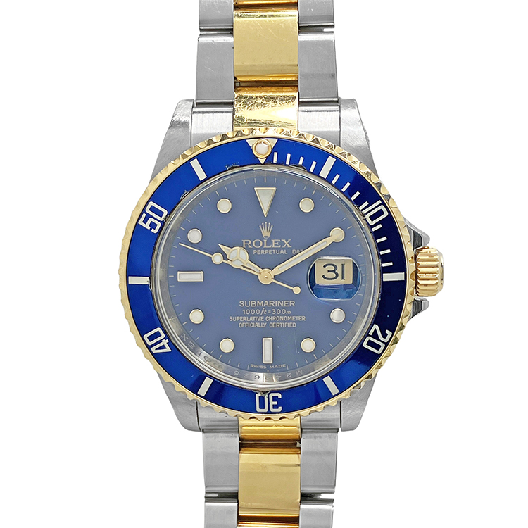 ROLEX ロレックス サブマリーナ デイト 16613 ブルー文字盤